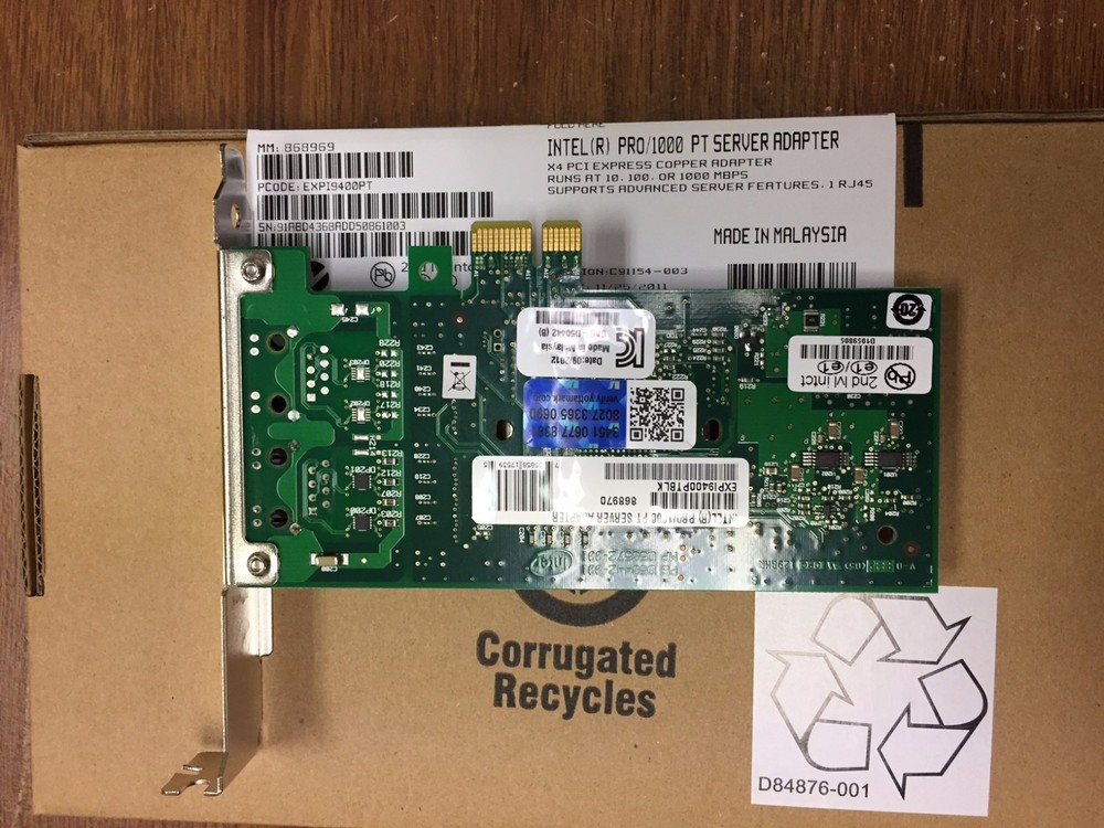 INTEL EXPI9400PTBLK EXPI9400PT SERVER ADAPTER RETAIL