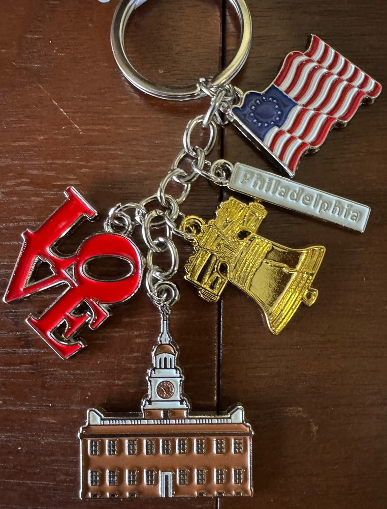 Philadelphia charm Keychain