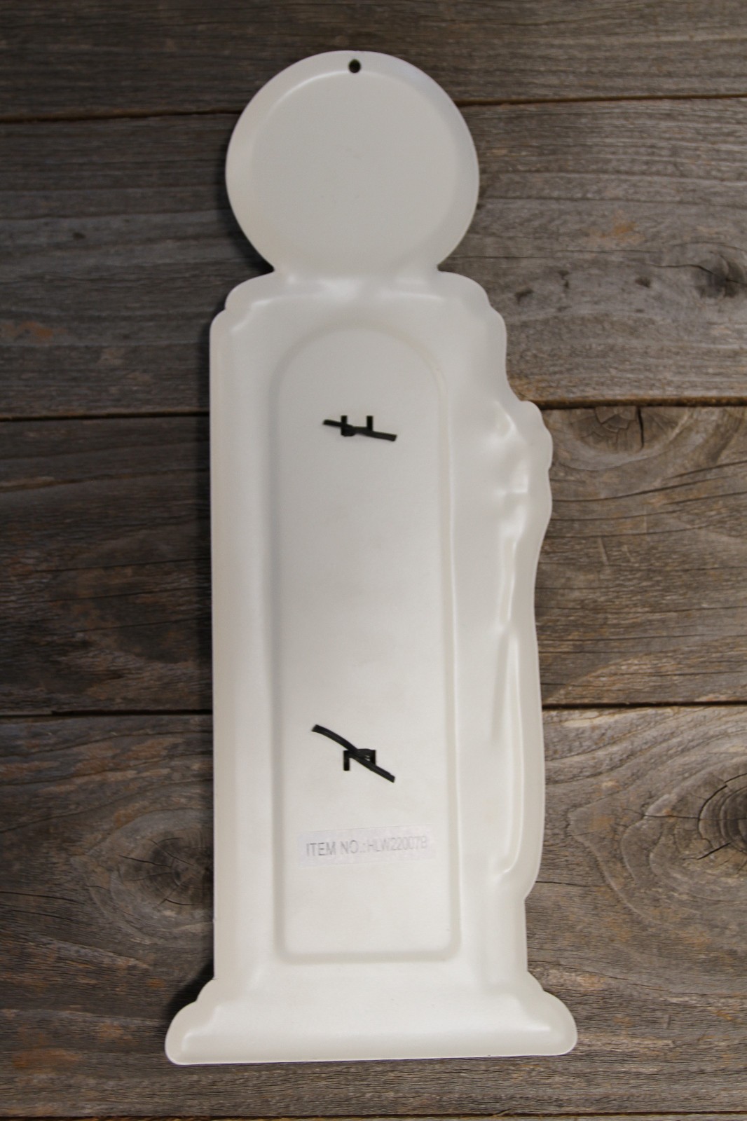 1-DAD'S GARAGE, Indoor And Outdoor Thermometer,Vintage Look Gas Pump, DG-016T