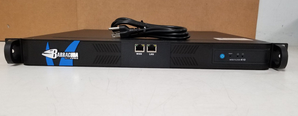 Barracuda Web Filter 410 Firewall System Network Ethernet W/EARS #J889