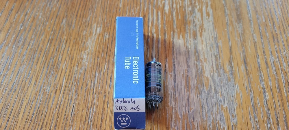 Motorola NOS 3DT6 Vacuum Tube Tested