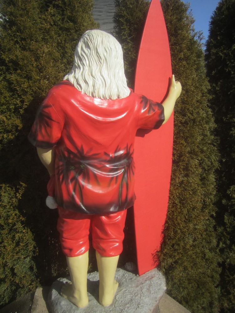 VINTAGE SURFING SANTA