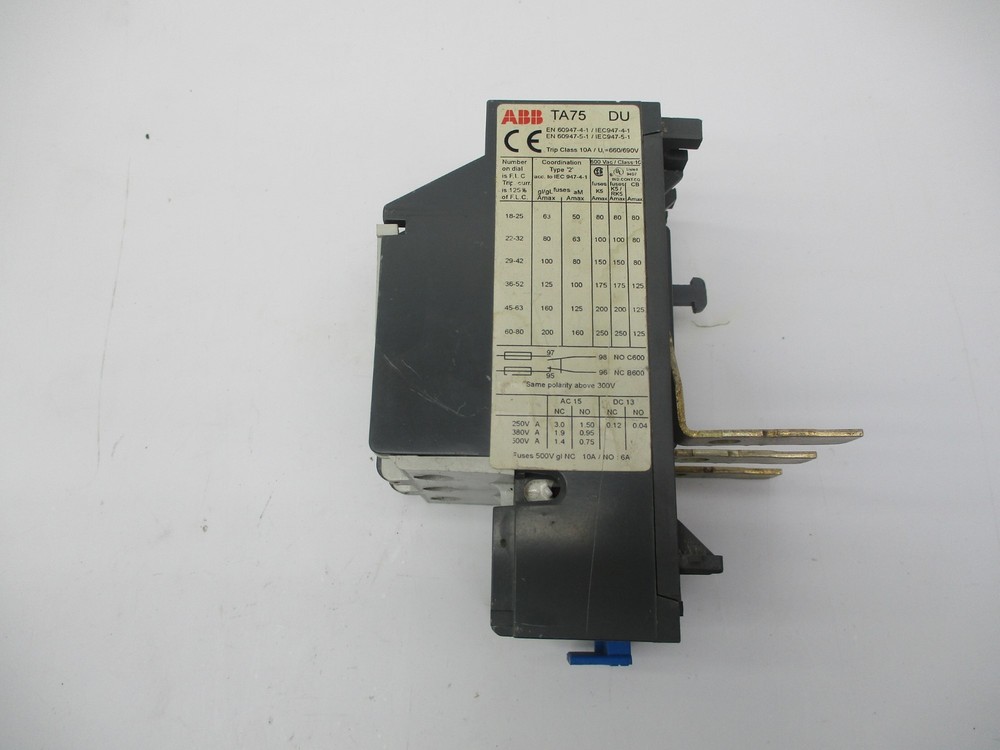 ABB TA75DU RELAY UNMP