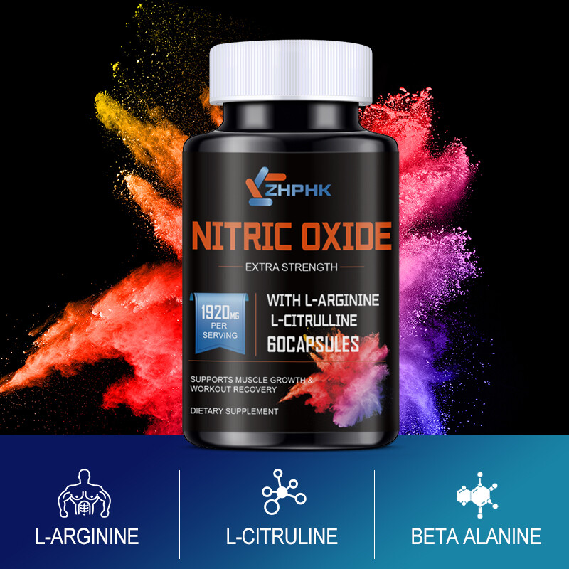 Nitric Oxide & Circulation Booster | L-Arginine, L-Citrulline | Extra Strength