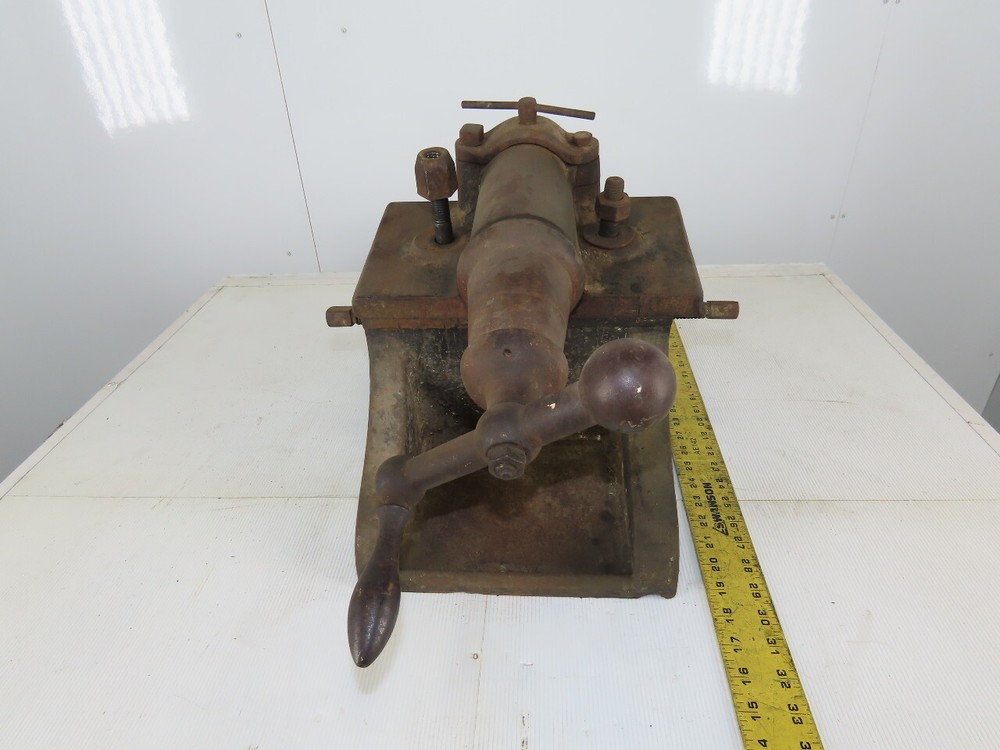 Early Lathe Machine Tail Stock Assembly