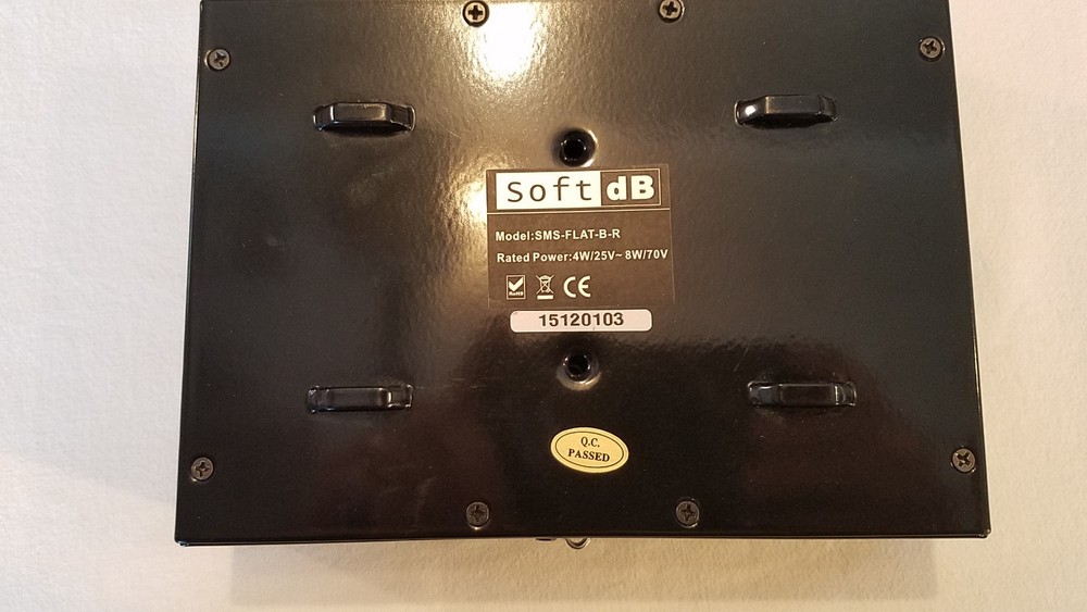 SMS-FLAT-B-R Soft DB Sound Masking System Flat Loudspeaker