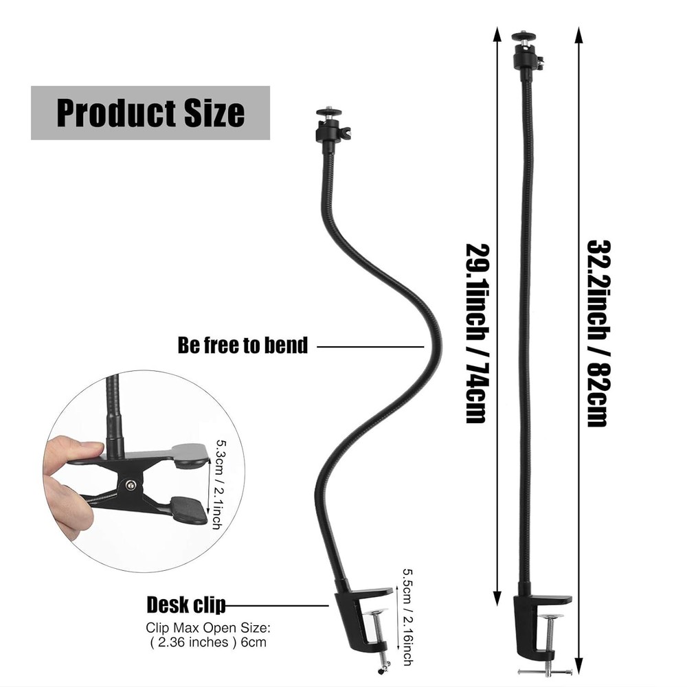 Gooseneck Webcam and Cell phone Mount