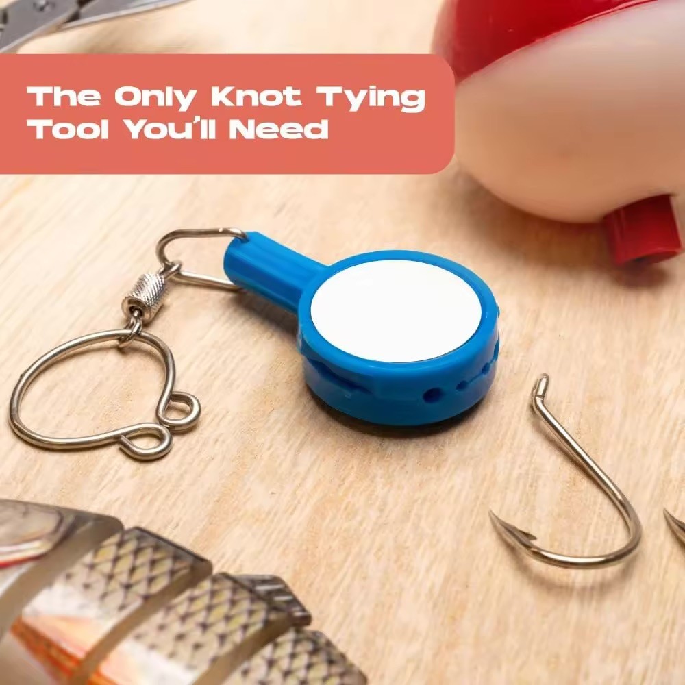 Quick Knot Tool For Fast Hook Tying & Smart Hook Cover (4 Pack)