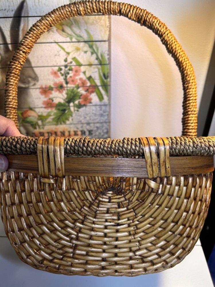 Easter Basket Or Home Decor Basket. Square Quality Solid 11 X 11.