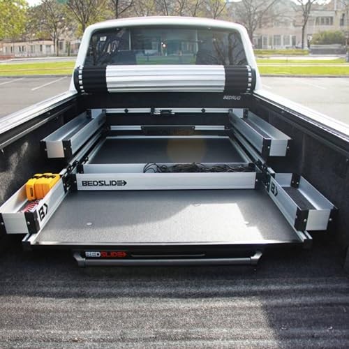 Bedbin Truck Bed Organizer, Storage Bin Insert, Separate Silver Deck Divider