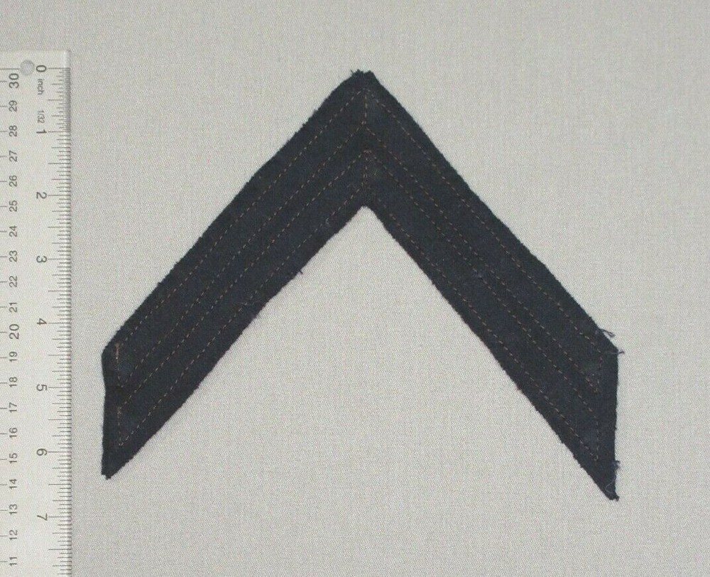 Early Quality-made Reenactment Artillery Corporal Chevron - Single