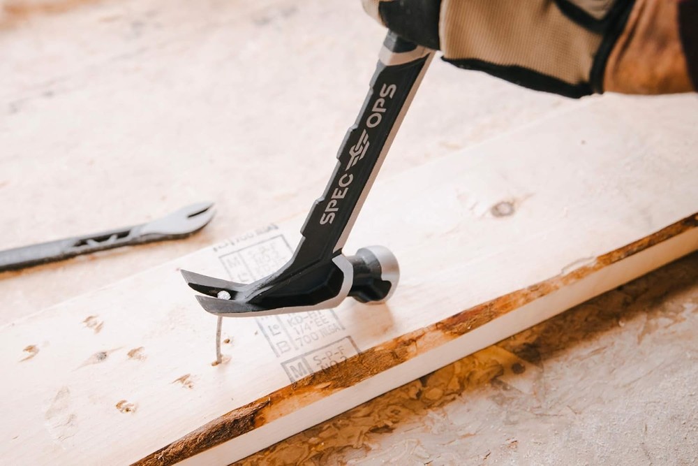 Versatile Rip Claw Hammer, Ballistically Balanced Design