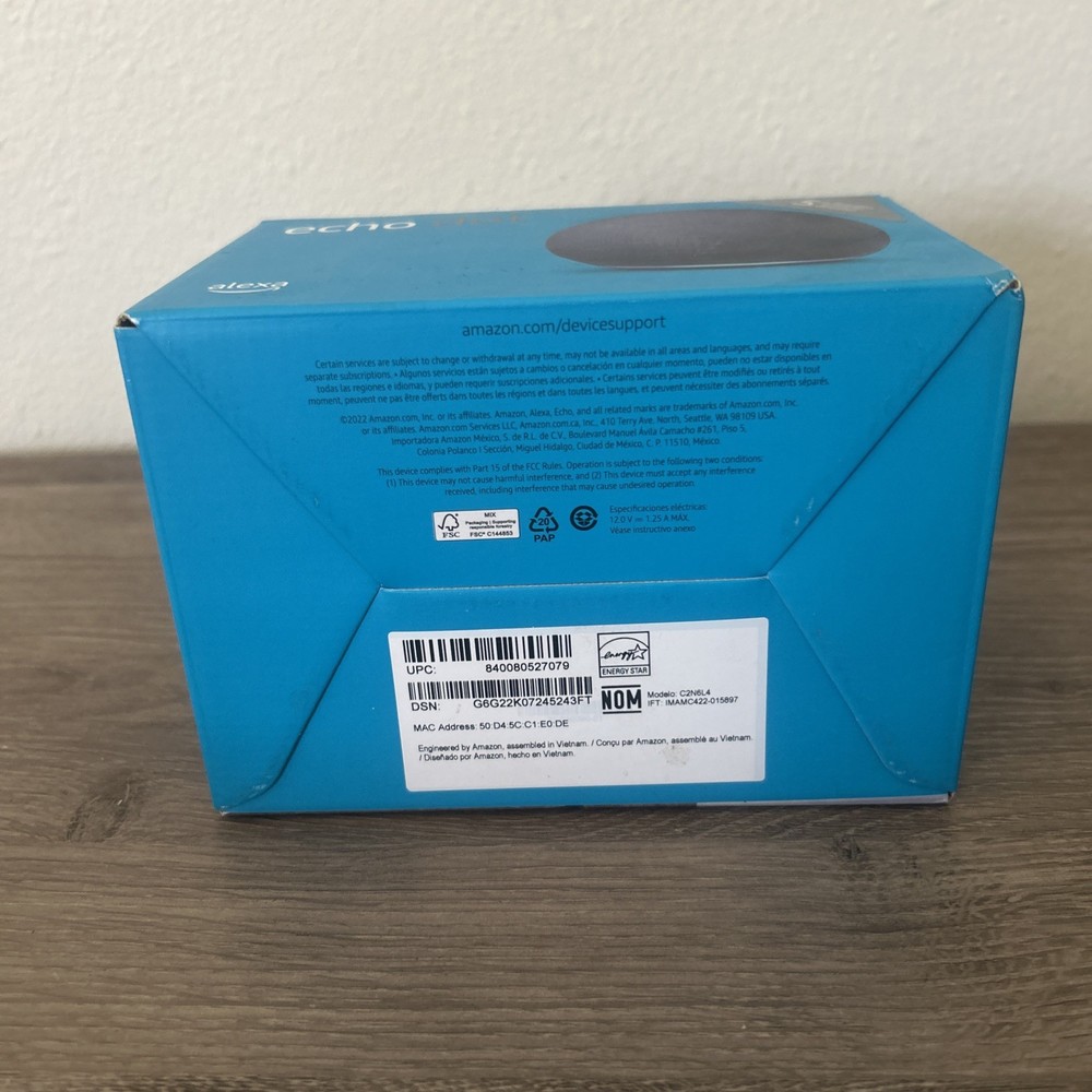 Amazon Echo Dot 5th Gen. Smart Speaker - Deep Sea Blue