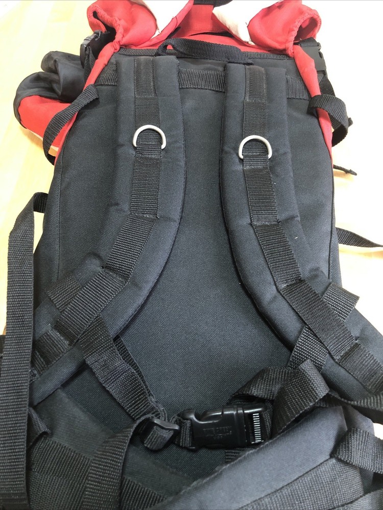Camper Pack Hiking Backpack Red Pine Creek Nwt