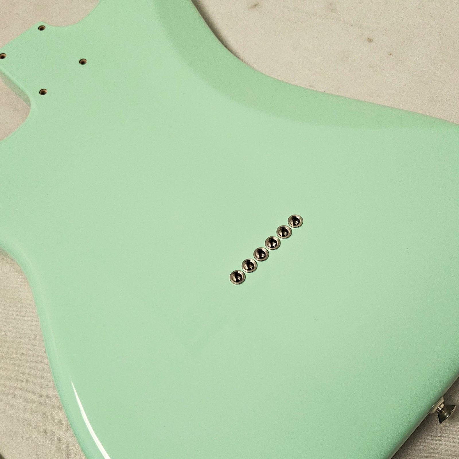 Fender Tom Delonge Stratocaster Alder Hardtail Body - Surf Green Strat Guitar