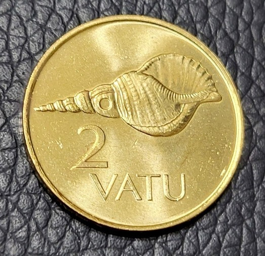 2002 Vanuatu 2 Vatu Coin