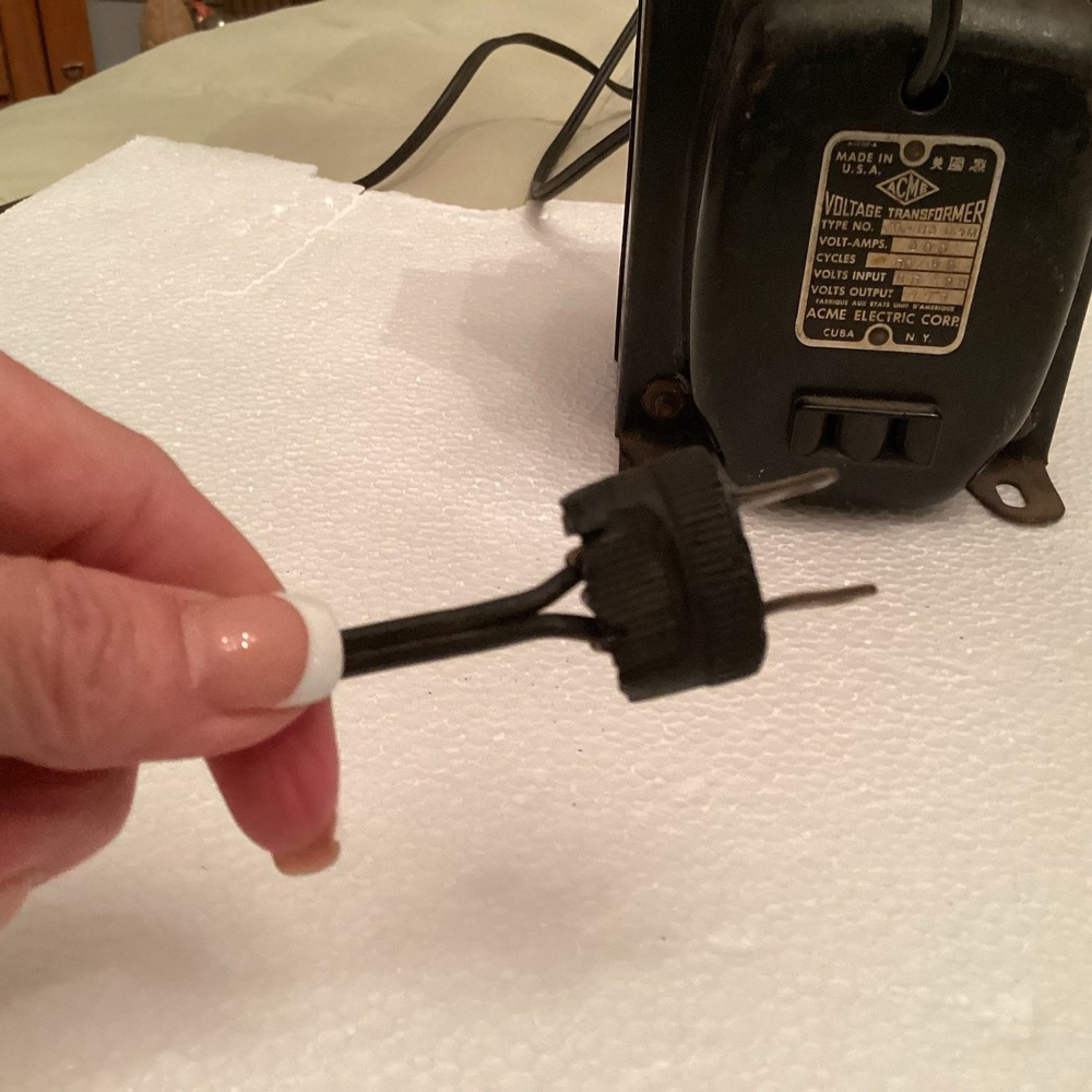 Antique Acme Voltage Transformer Meter Adjustable Bench Tested Working