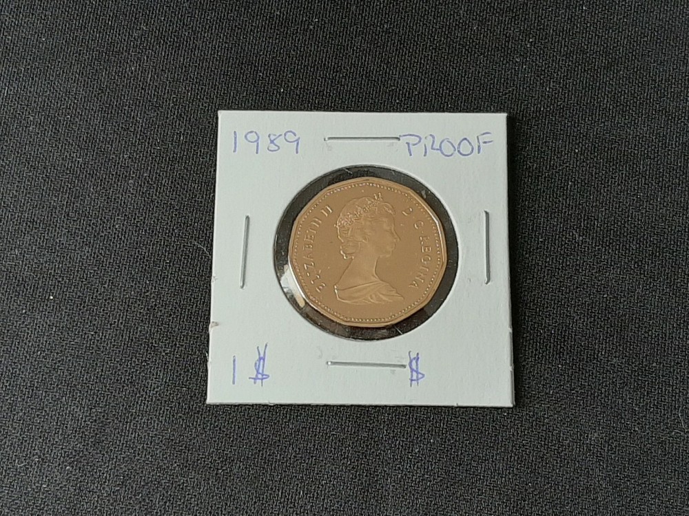 1989 Loonie Dollar Proof Set