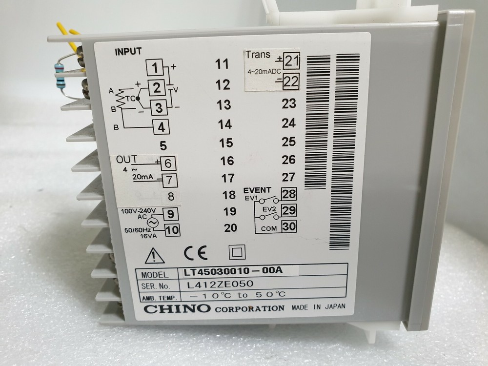 CHINO LT450 Digital Indicating Controllers LT45030010-00A