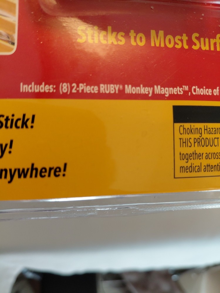 RUBY Monkey Magnets Ultra-Thin Magnetic Plates Keep It All Shut, AS-SEEN-ON-TV
