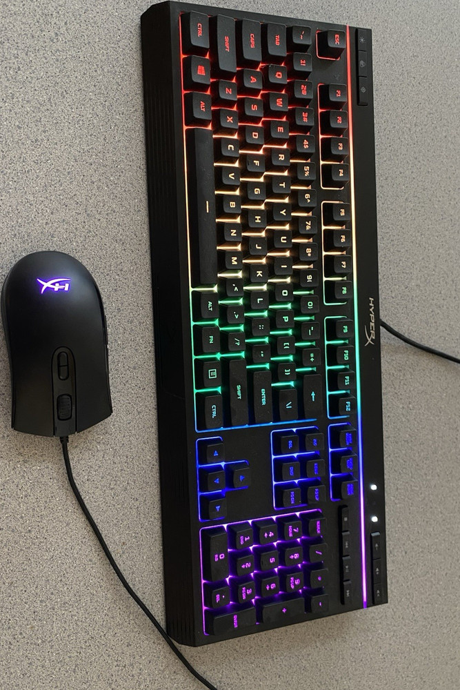 HyperX Gaming Keyboard & Mouse Bundle Wired RGB Illuminated