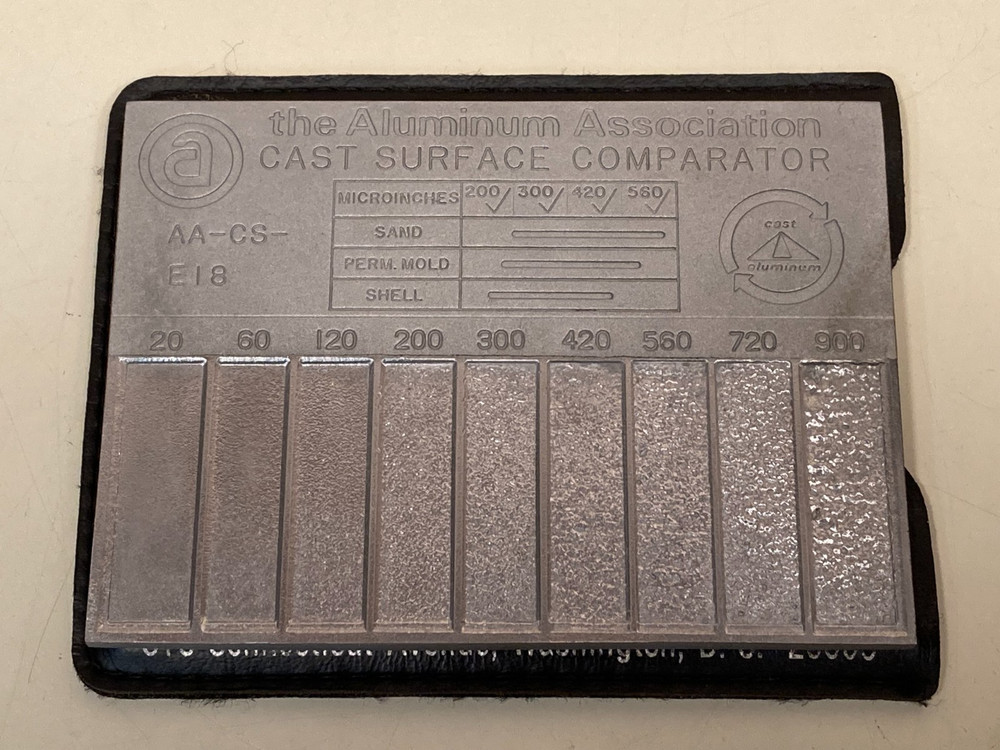 The Aluminum Association cast surface comparator (AA-CS-E18)