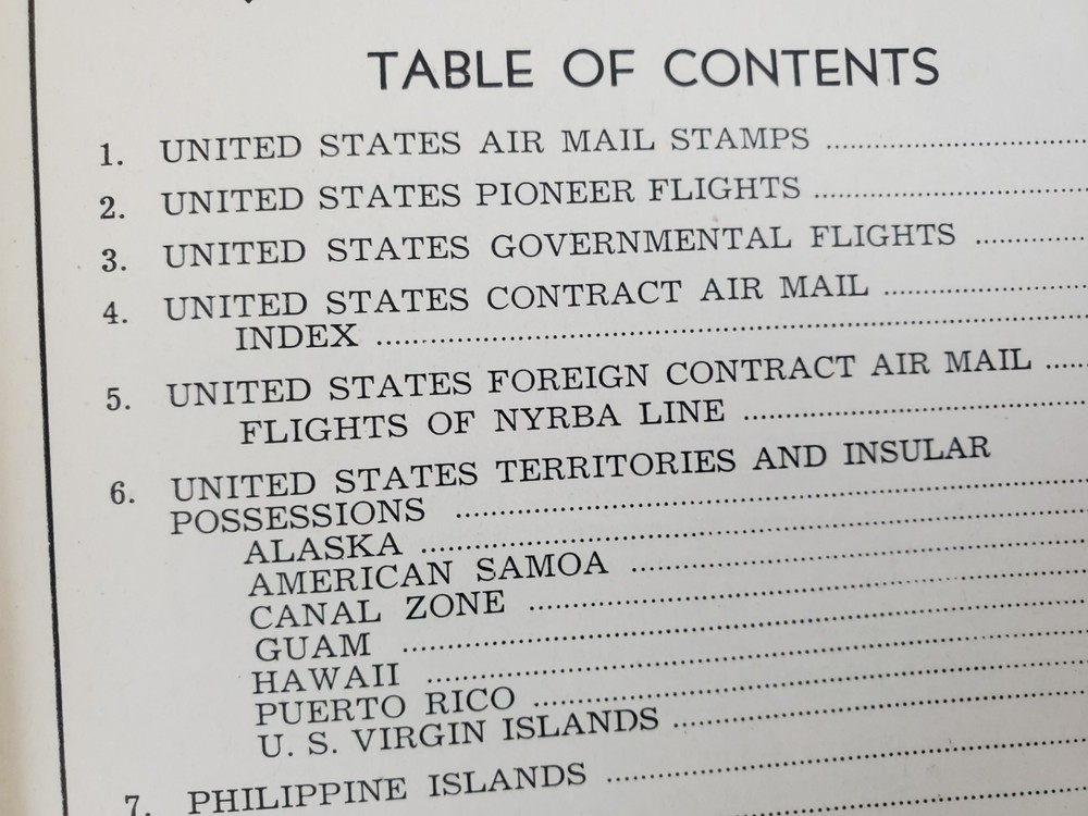 1940 American Air Mail Catalogue First ed Reference Listing Airpost of the World