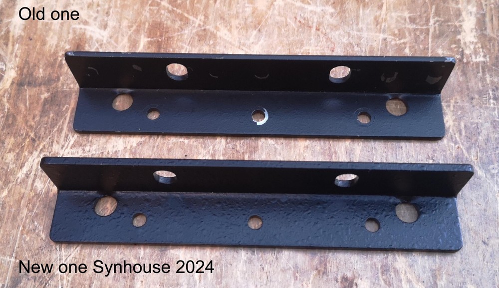 CORRECT Gray Rack Ears for E-mu Emax Rack with the CORRECT Screws