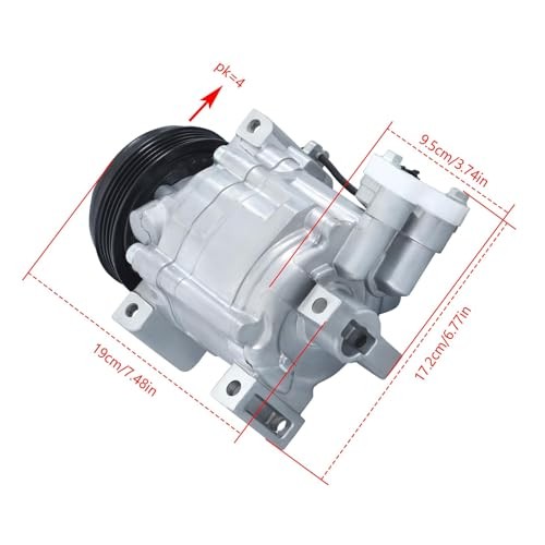 A/C Compressor Replacement for WRX 2.5L 2012-2016 Replacement for Impreza 2.5L