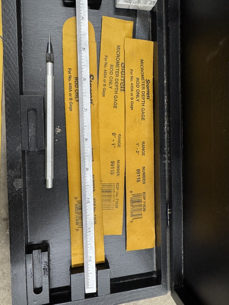 Starrett 449 12” Caliper w/ Case & Box Needle