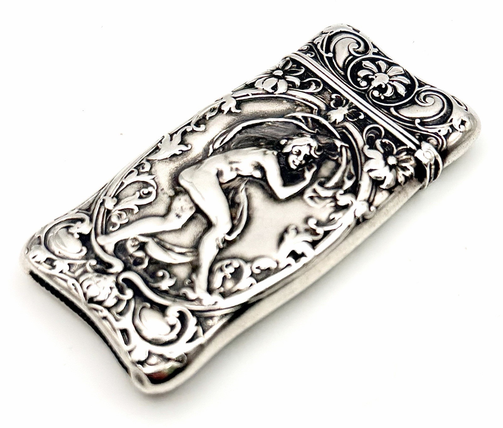 Gorham Sterling Match Safe - Art Nouveau/Jugendstil Design - Antique