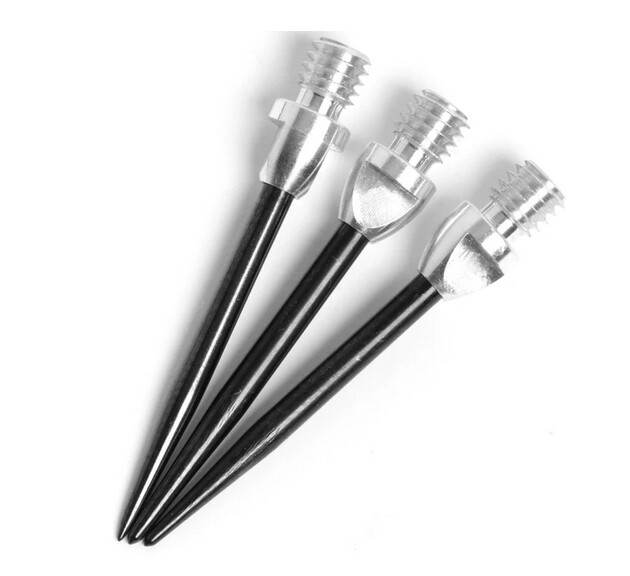 Soft Tip Darts Conversion Points - 1 set (3) - 2BA (3/16th in) Alloy + O'rings