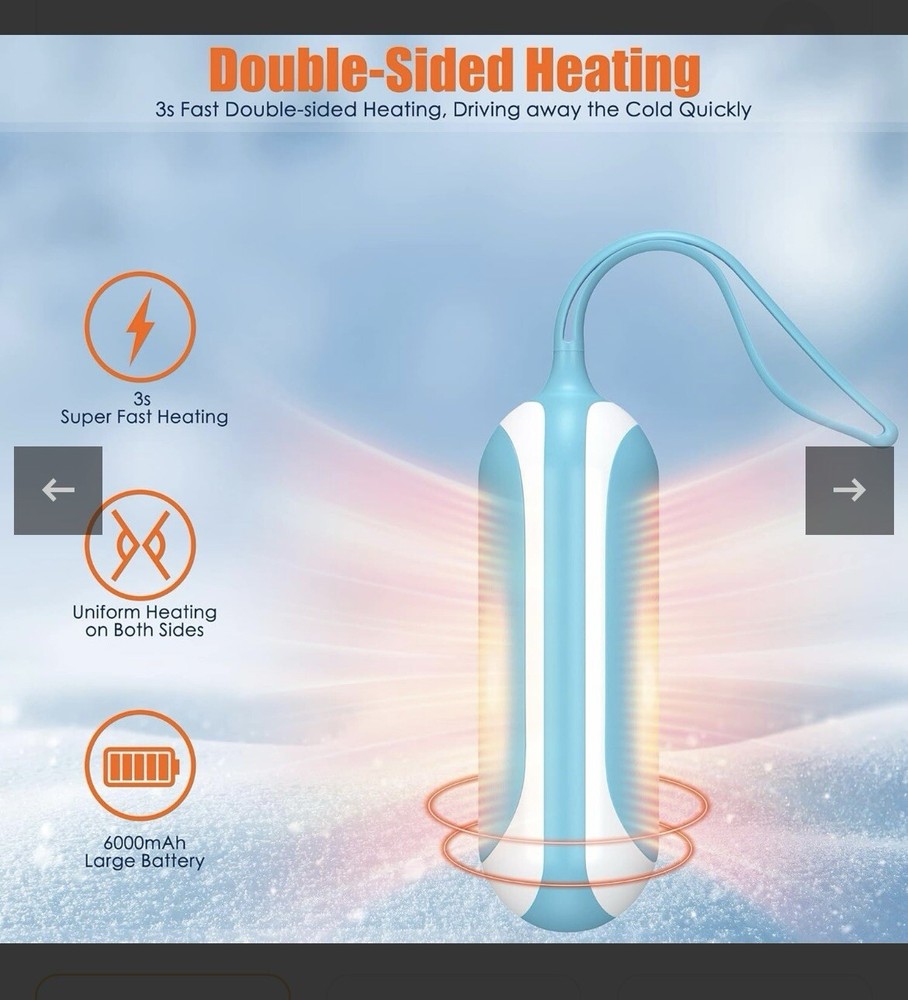 Rechargeable Hand Warmer 6000mAh