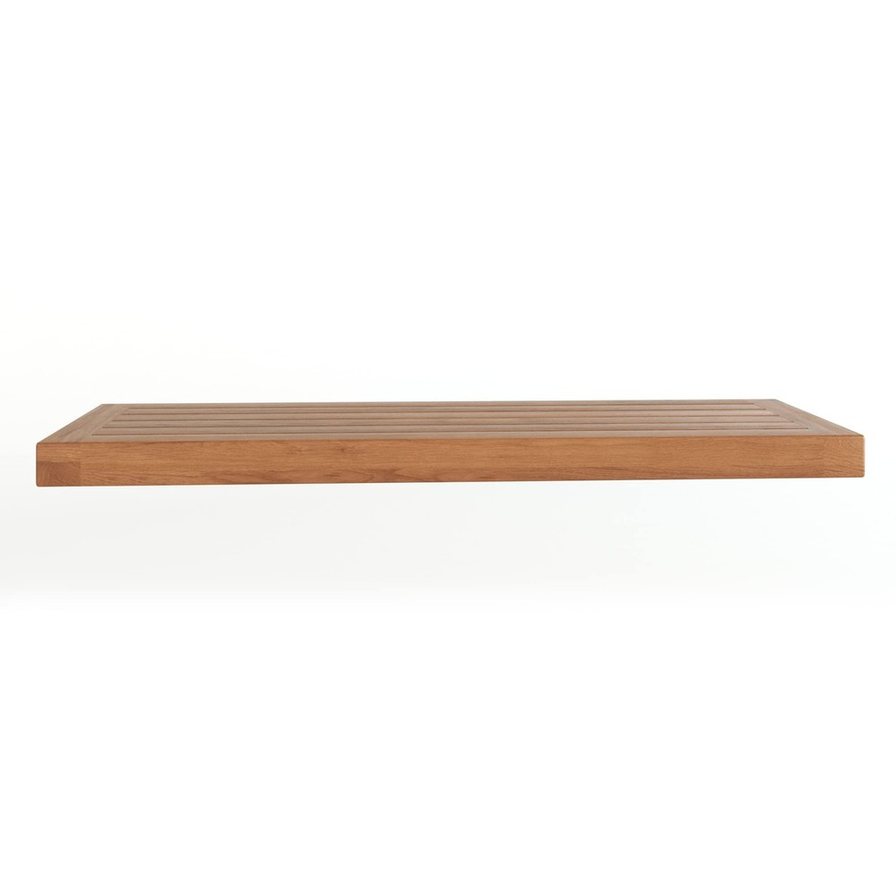30" Moa Teak Floating Wall Shelf - 30 Inch