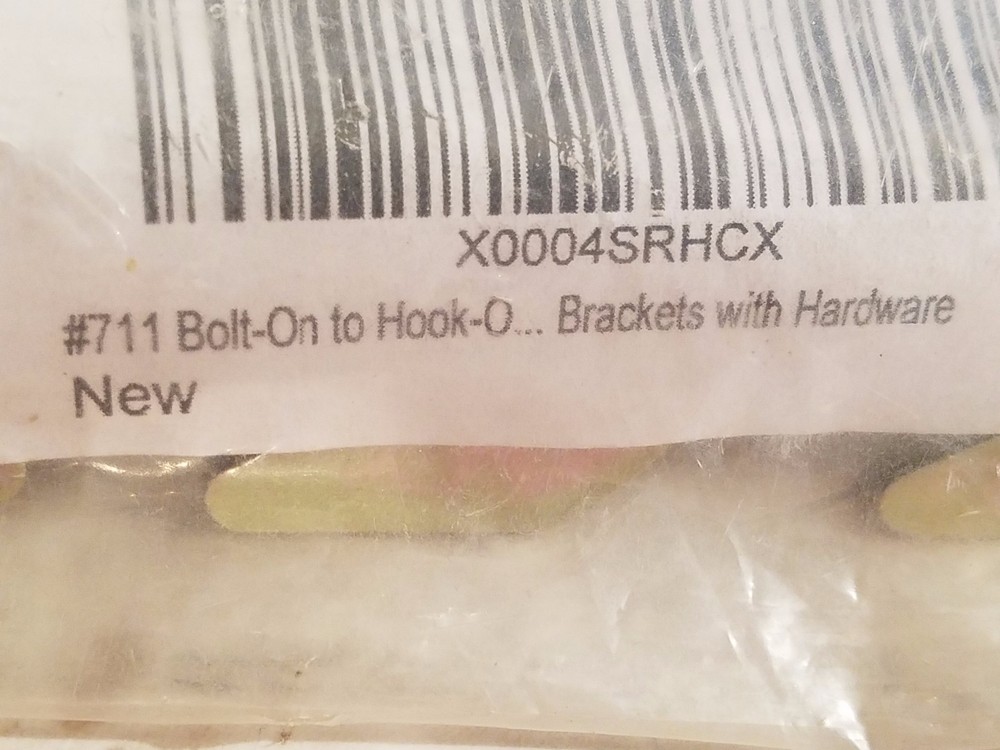 Bed Claw #711 Bolt-On to Hook-On Bed Frame Conversion Brackets with Hardware