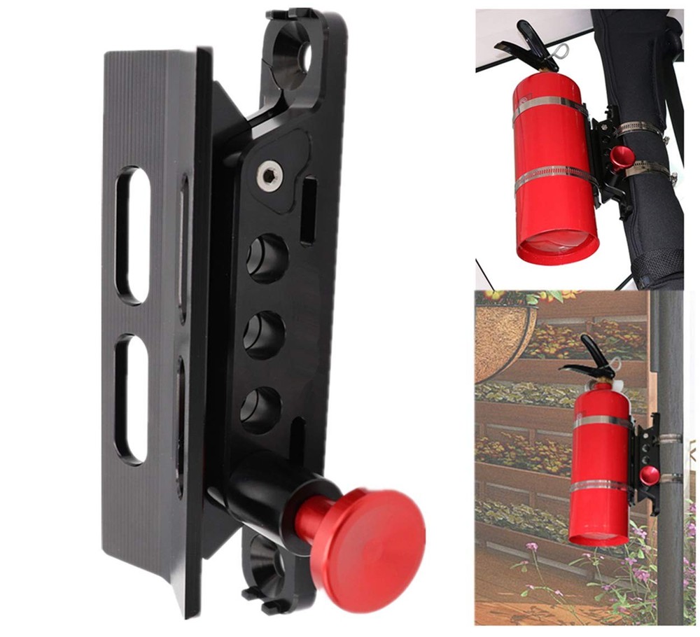 AUFER Universal Quick Release Roll Bar Fire Extinguisher Mount Holder Compati...