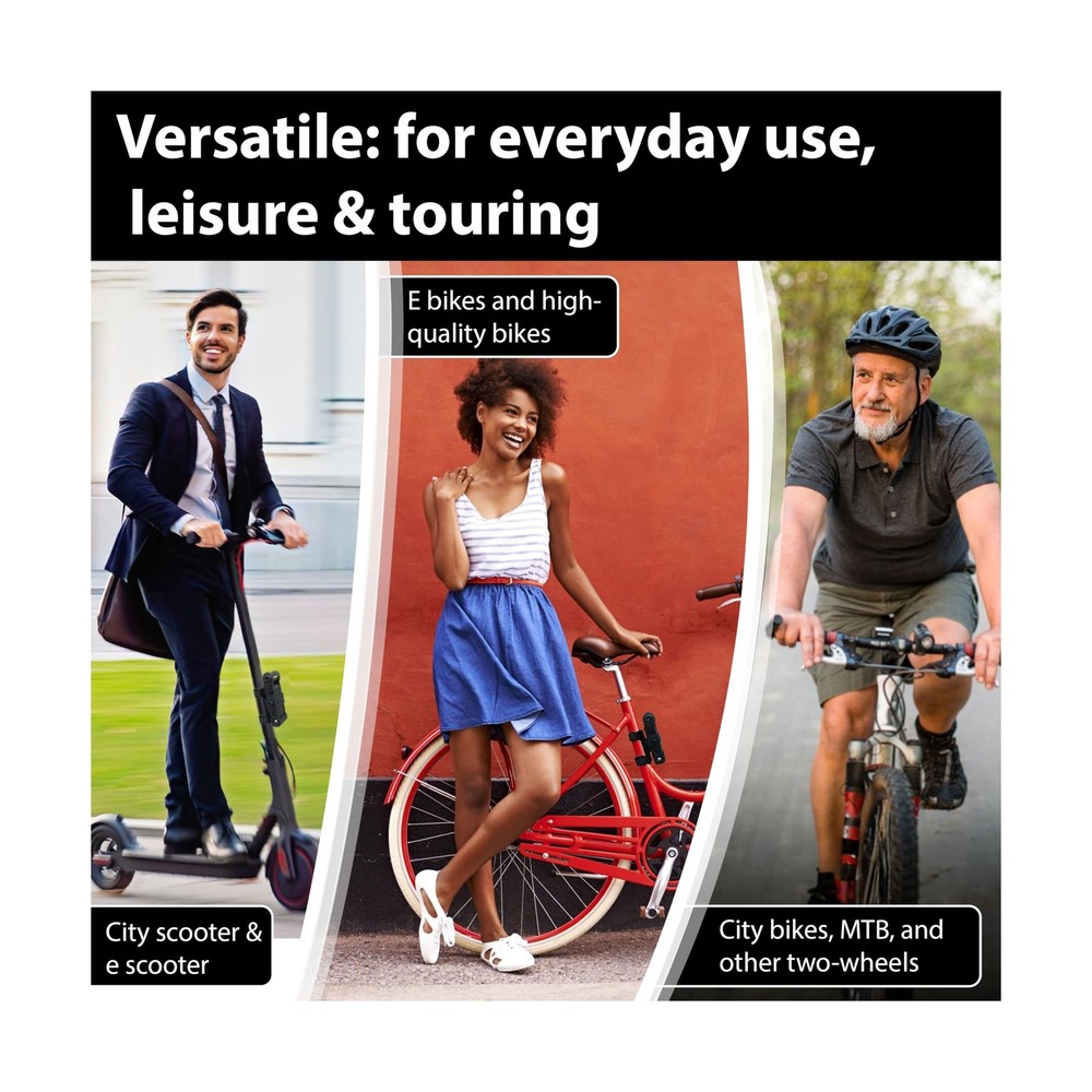 Security Folding Lock only 2.2 lbs - 35" Foldable Bicycle Lock - Ge... Fast Ship