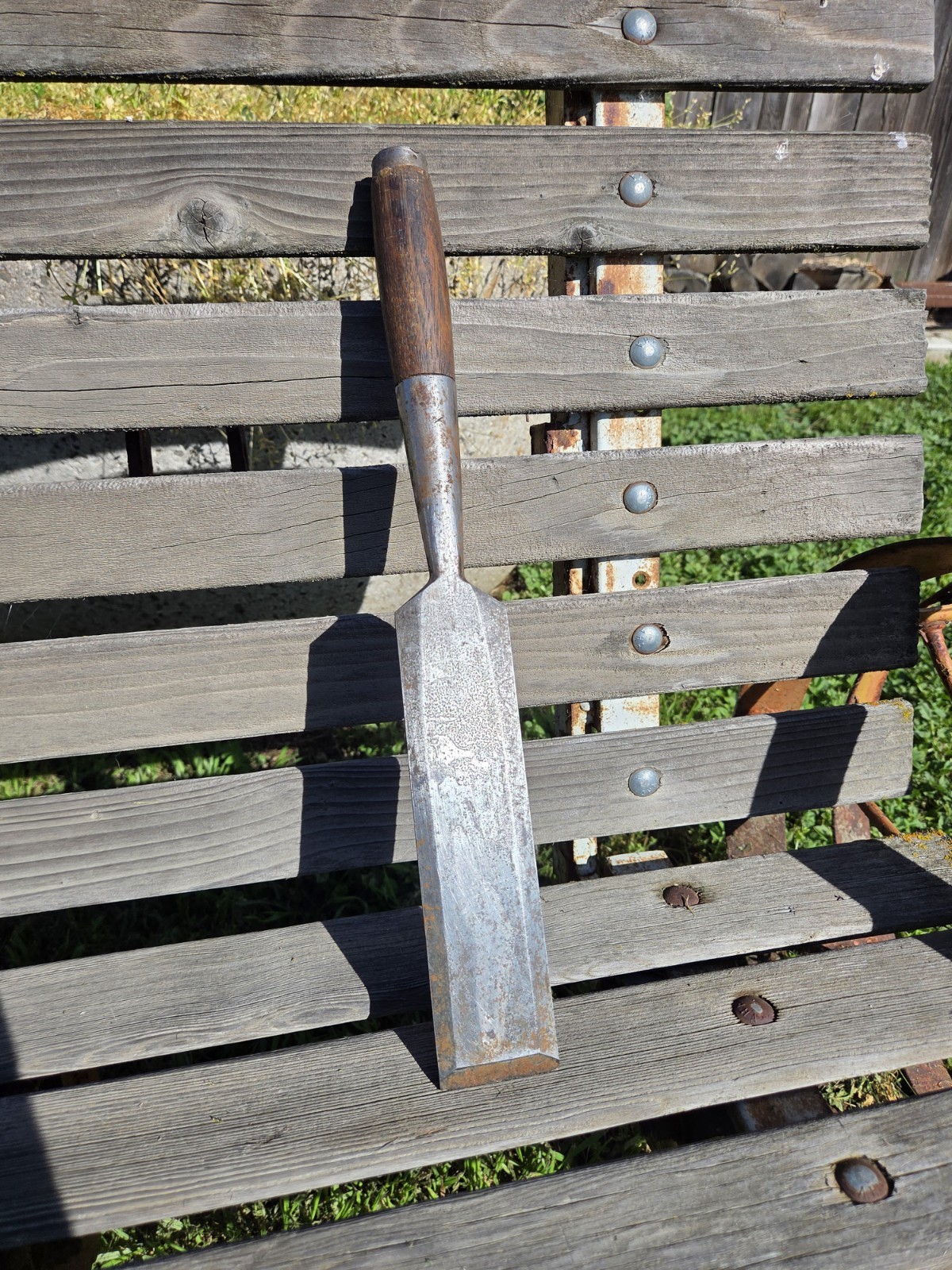 Vintage Greenlee 2" Timber Slick Socket Chisel Beam Hewing Timber Framing