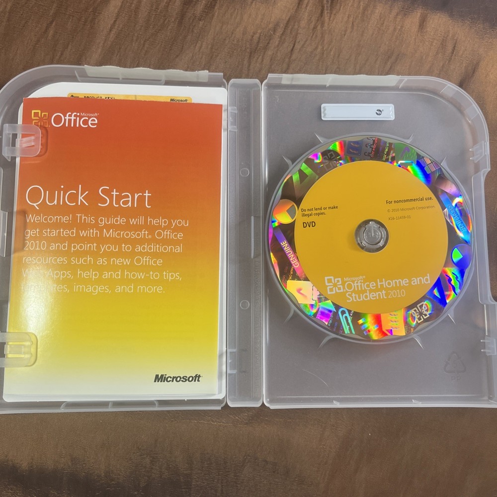 Microsoft Office Home & Student 2010 Windows Software PC