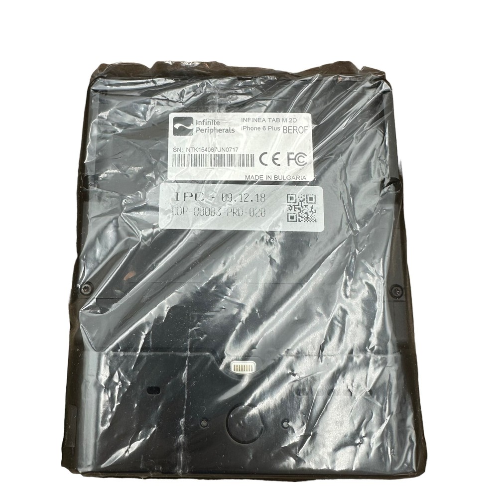 NEW Infinite Peripherals Infinea Tab M 2D iPhone 6 Plus Complete w/ Cable