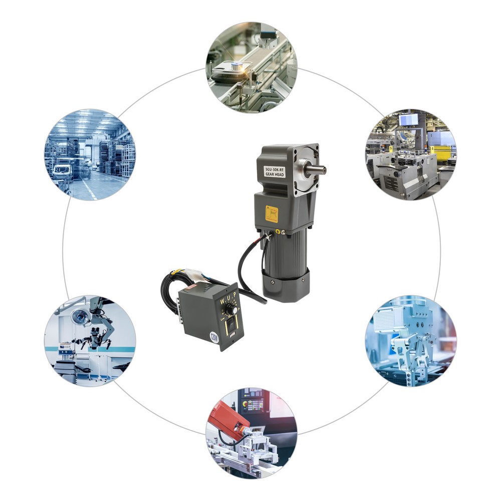 30k Electric Variable Speed Controller 90° Right Angle Output Reduction Motor