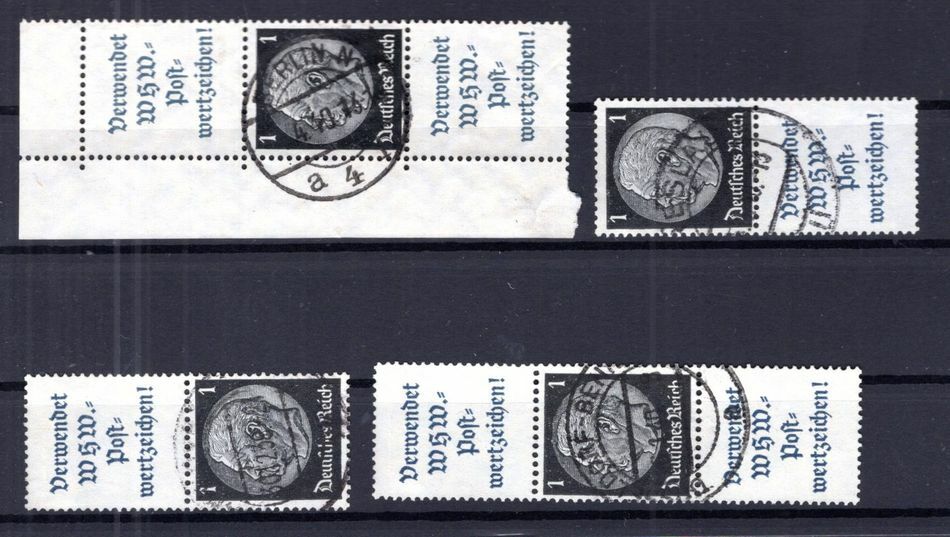 Dr-Zusdr. S167-169 Impeccable Postmarked (B4779