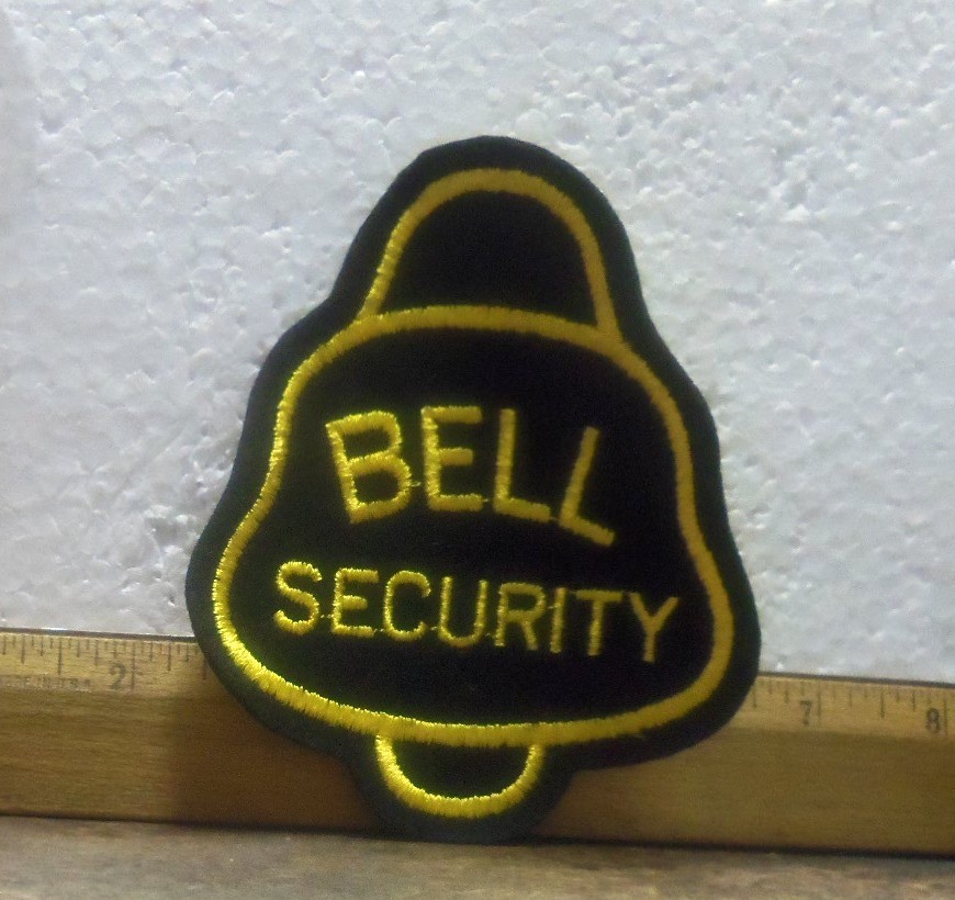 Bell Security Embroidered Patch (NOS)