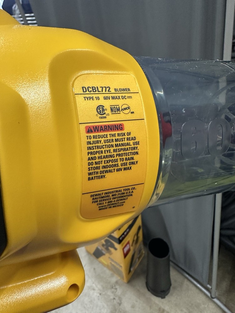 DeWALT DCBL772B 60V MAX FLEXVOLT Cordless Axial Blower (Tool Only) Open Box