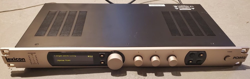 Lexicon PCM 92 Digital Reverb Processor Rack Unit Pro Studio Effects