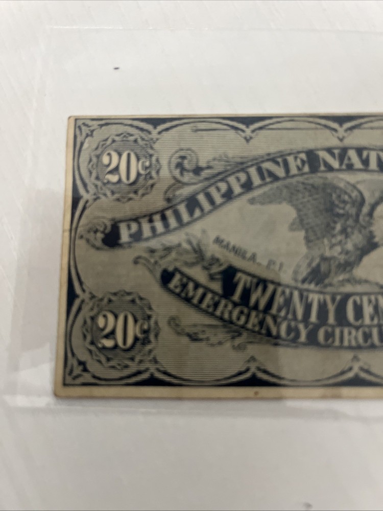Philippines 20 Centavos 1917
