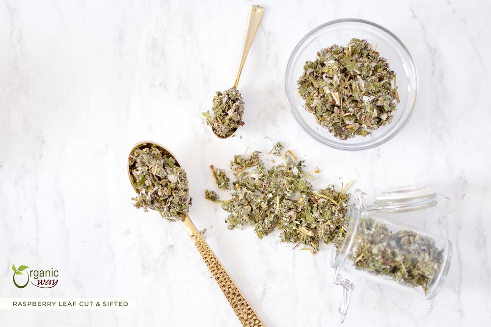 Organic Way Raspberry Leaf Cut & Sifted - Organic, Kosher & USDA Certified