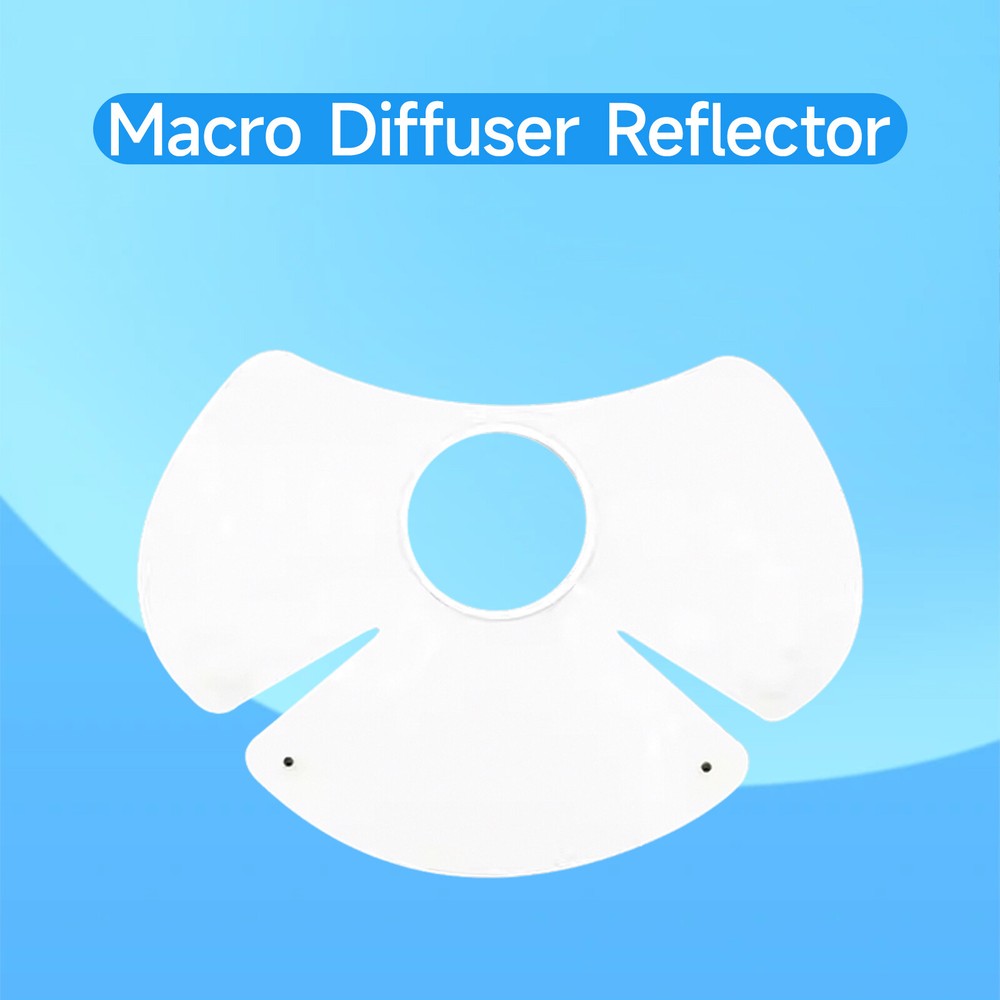 Flash Diffuser Soft light Reflector Modifier Kit For Macro Photography SLR