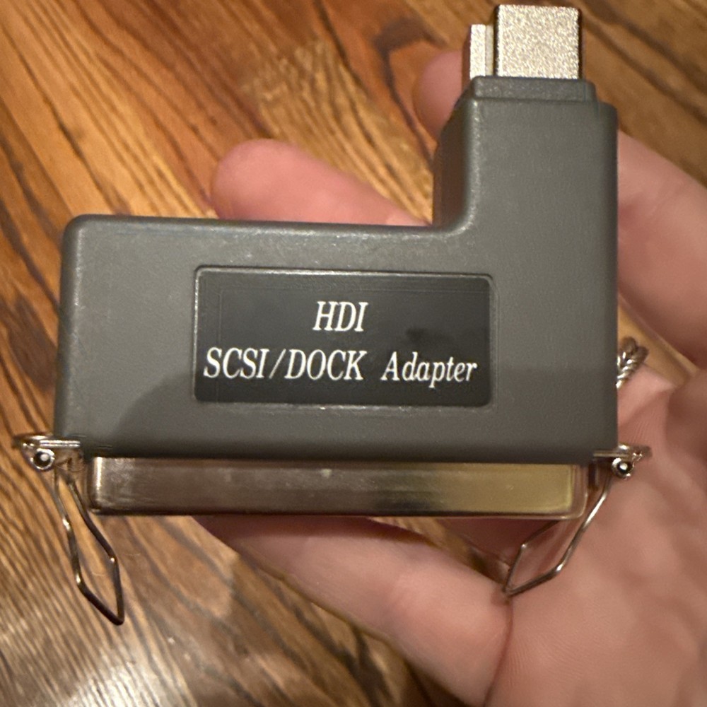 Apple PowerBook HDI30 to Centronics 50 HDI SCSI/Dock Adapter