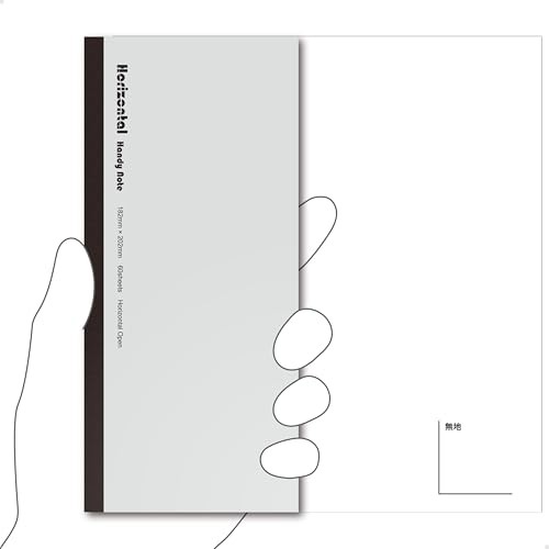 [Carry it like a smartphone] Horizontal notebook that opens flat to a B5 width